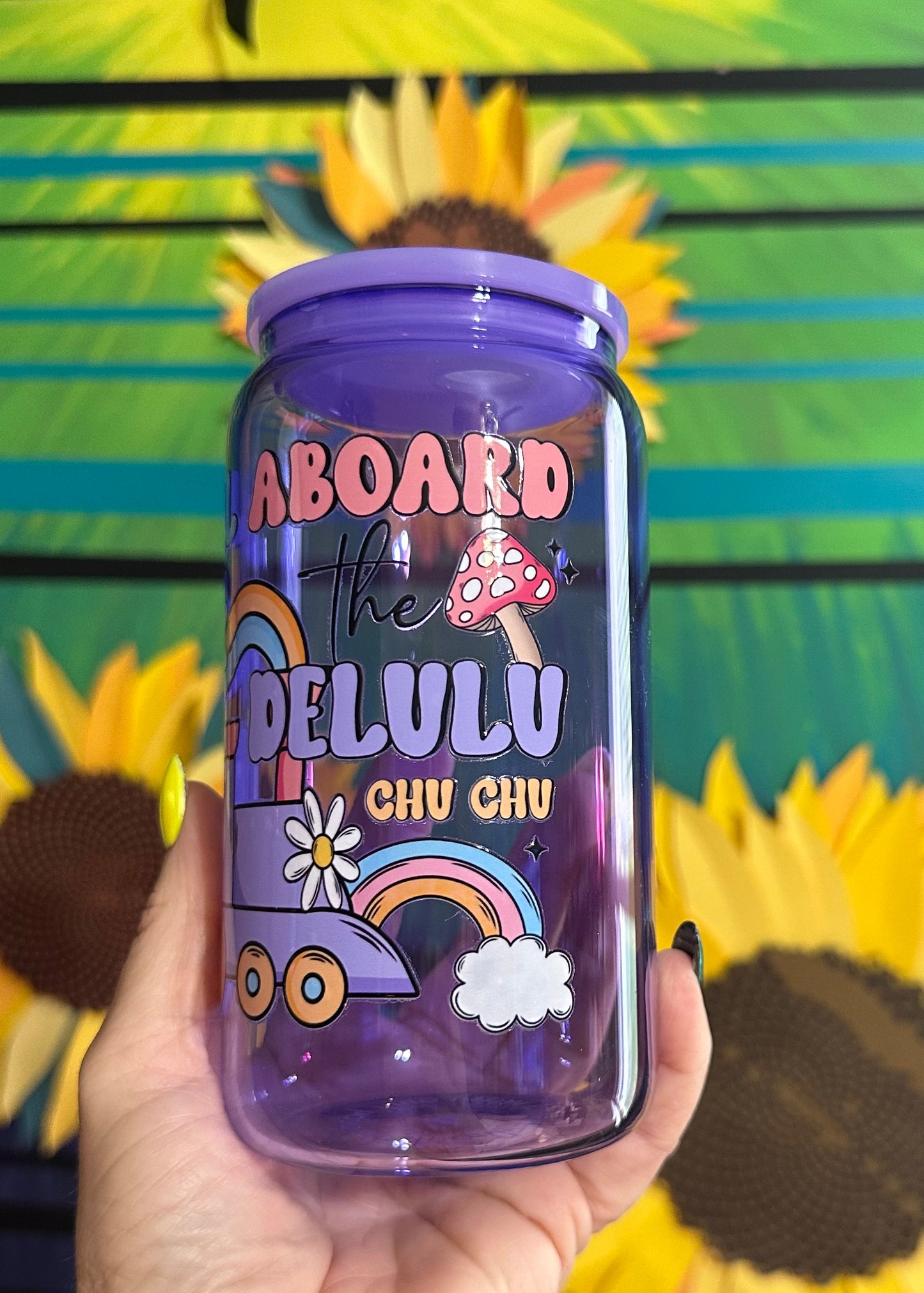 16oz All aboard the delulu chu chu