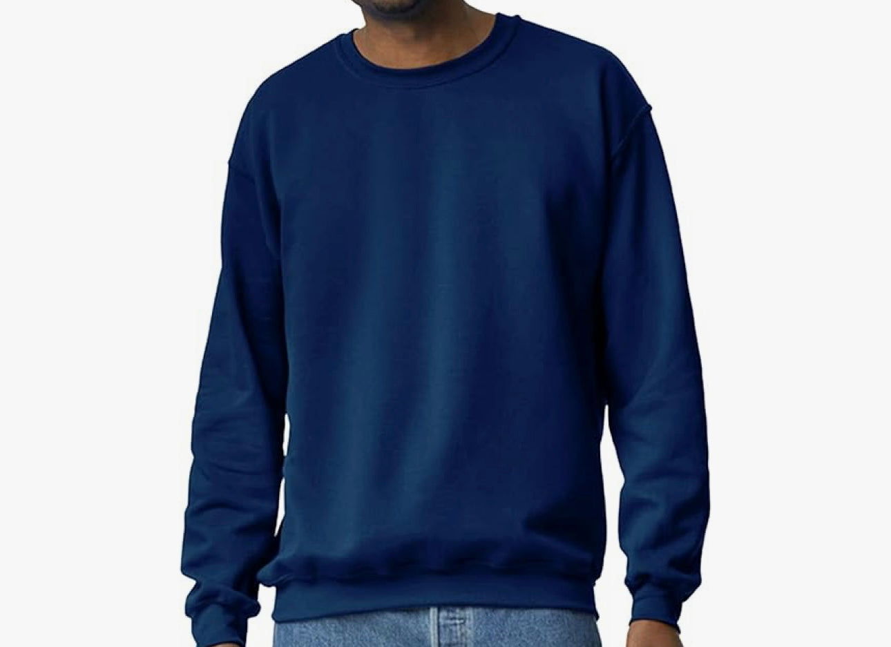 Dark blue crew sweatshirt