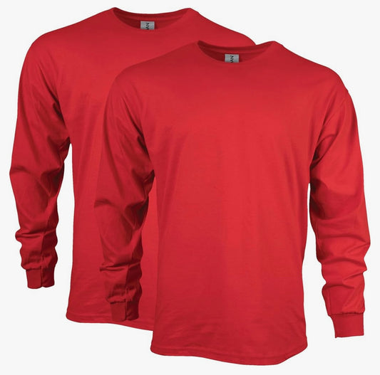 Red long sleeve shirt