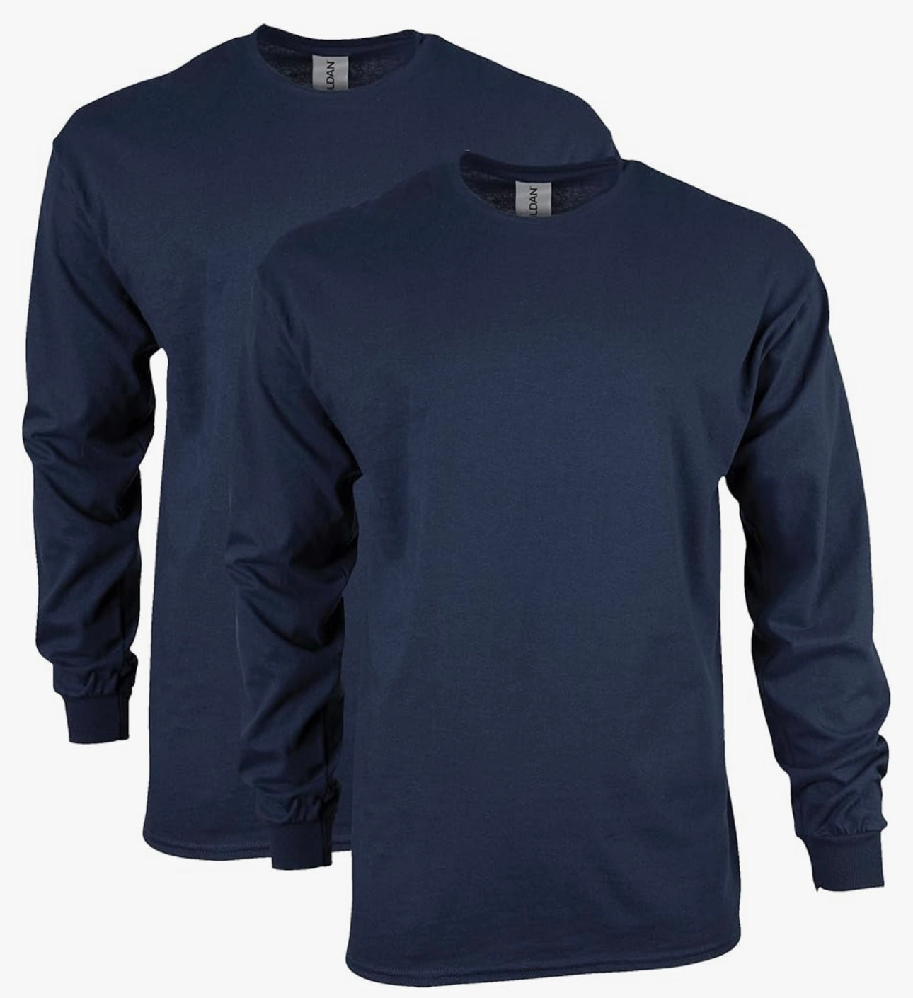 Navy blue long sleeve shirt