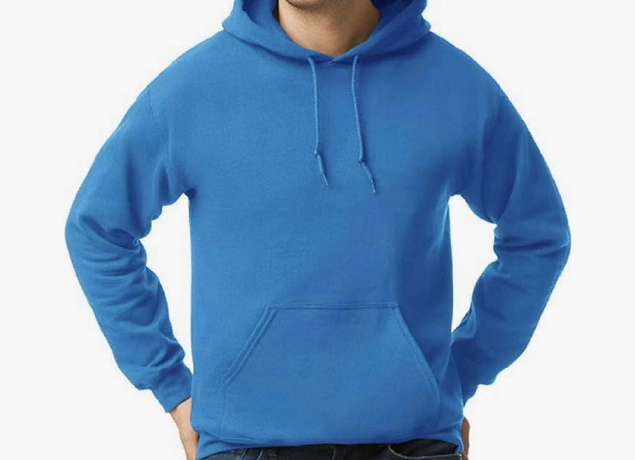 Blue hoodie