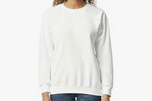 White crew sweatshirt