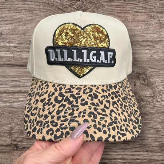 DILLIGAF Leopard Trucker Hat